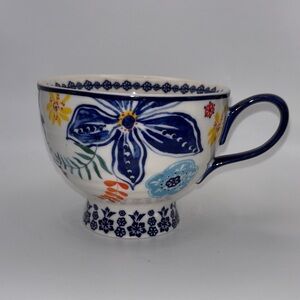 Anthropologie "Sip of Nectar" Footed Pedestal Mug